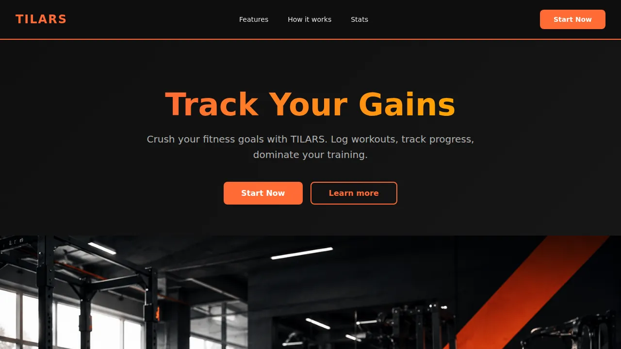 Tilars Gym Tracker